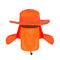 Outdoor 60cm Womens Sun Hats UV Protection Hat With Neck Cover