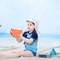 Swim Blank Children Flap Cotton Cap Beach Uv Summer Kids Play Hats Upf 50+